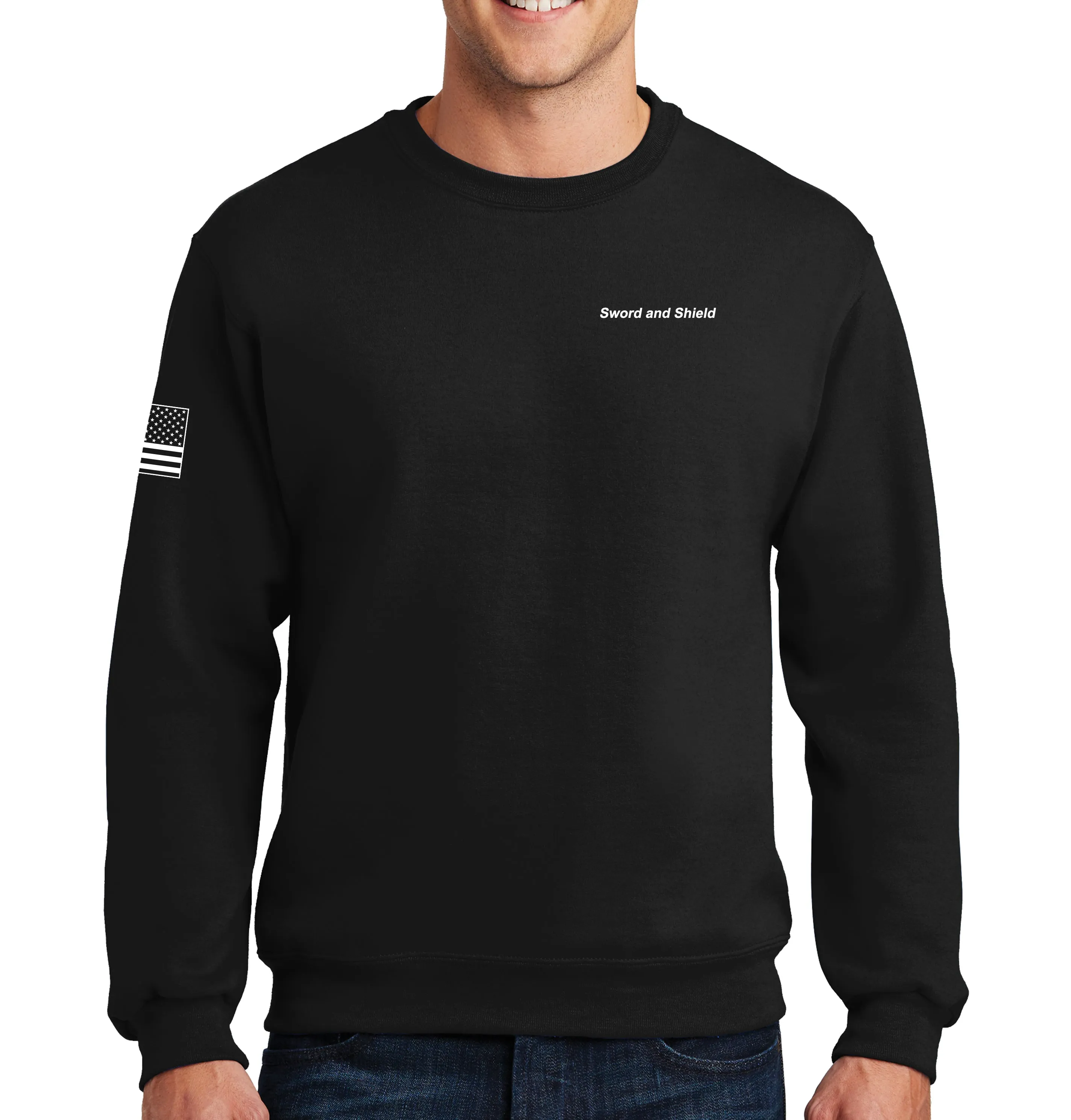 2d MDTF 50-50 Blend Crewneck Unisex Sweatshirt. This shirt IS approved for PT.