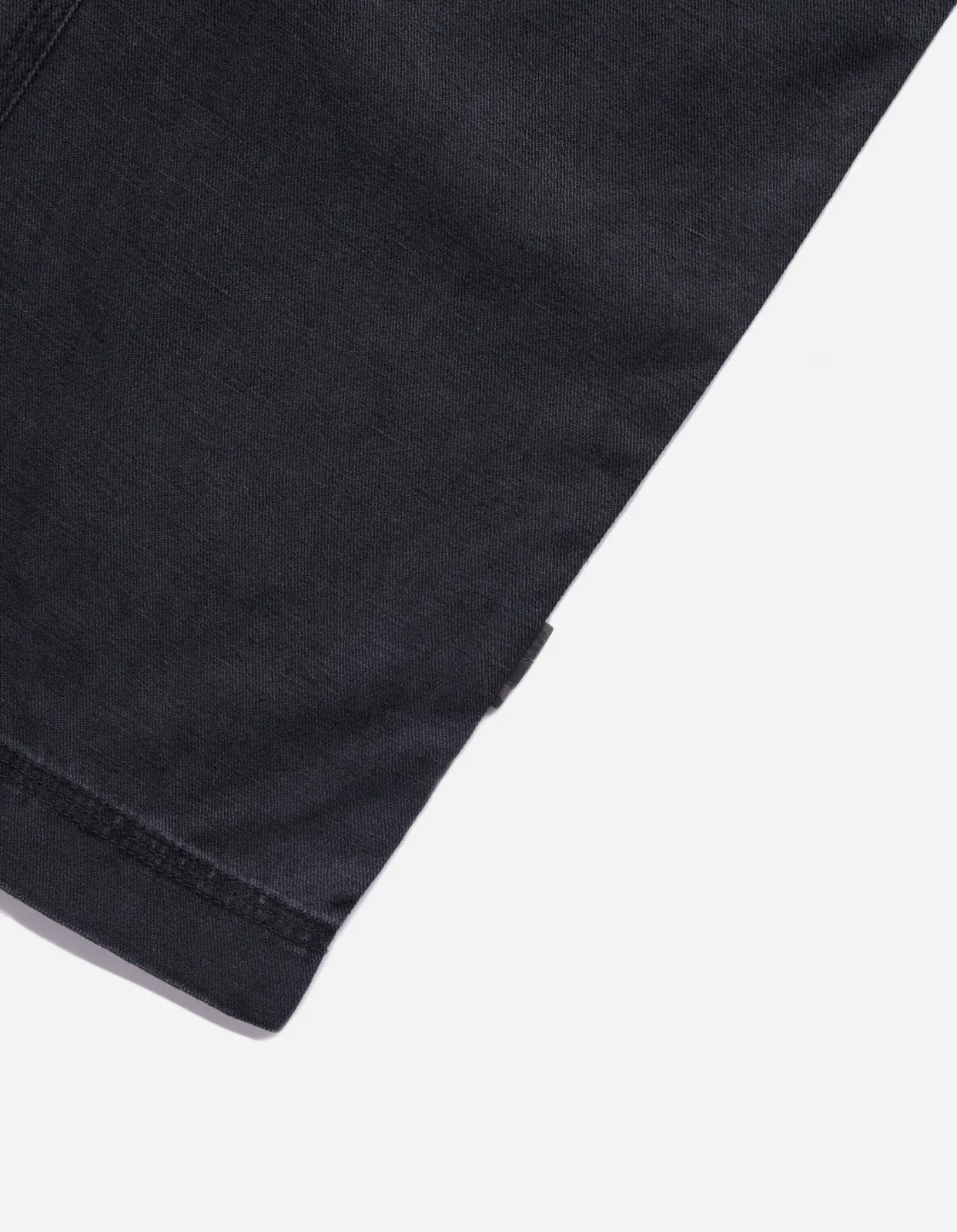 4544 Washed Hemp Custom Pants Black