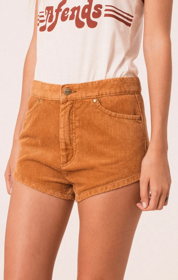 Afends Womens Joey - Corduroy Shorts