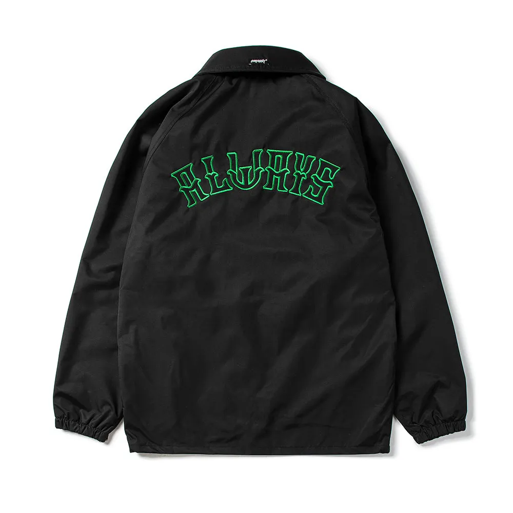 ALWAYS COACH JACKET BLACK