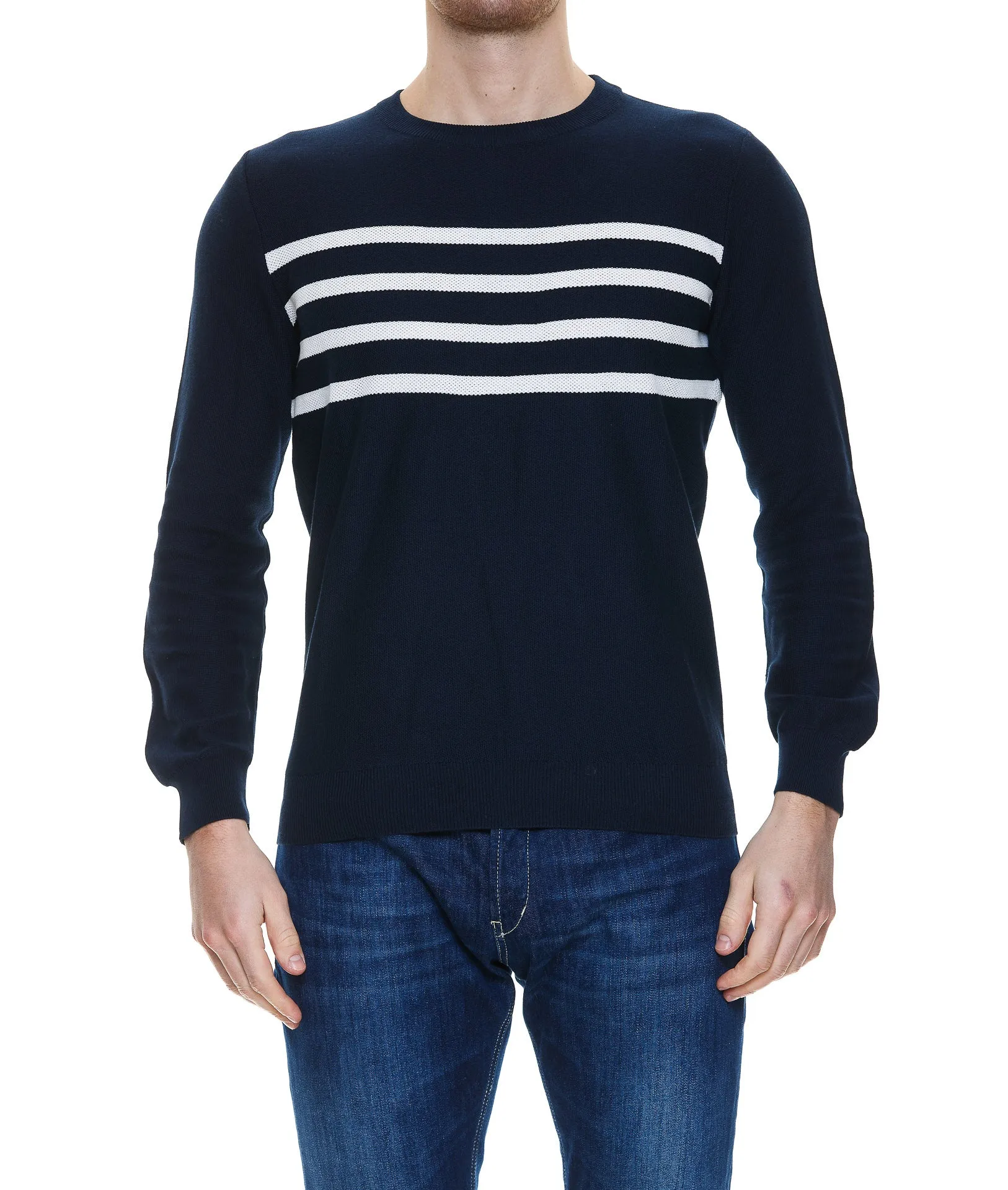 A.P.C. Long-Sleeved Crewneck Knitted Jumper