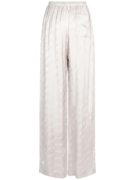 Balenciaga   BB monogram jacquard viscose pants 