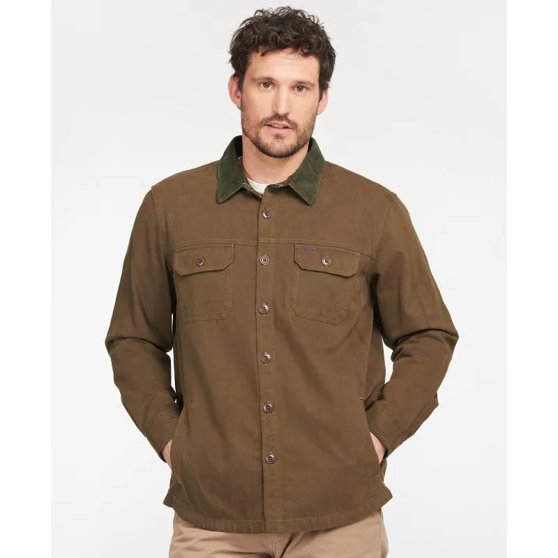 Barbour Catbell Mens Overshirt - Dark Olive