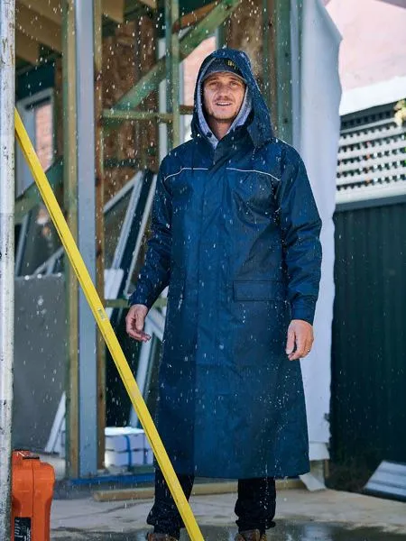 Bisley Navy Long Rain Coat (BJ6962)