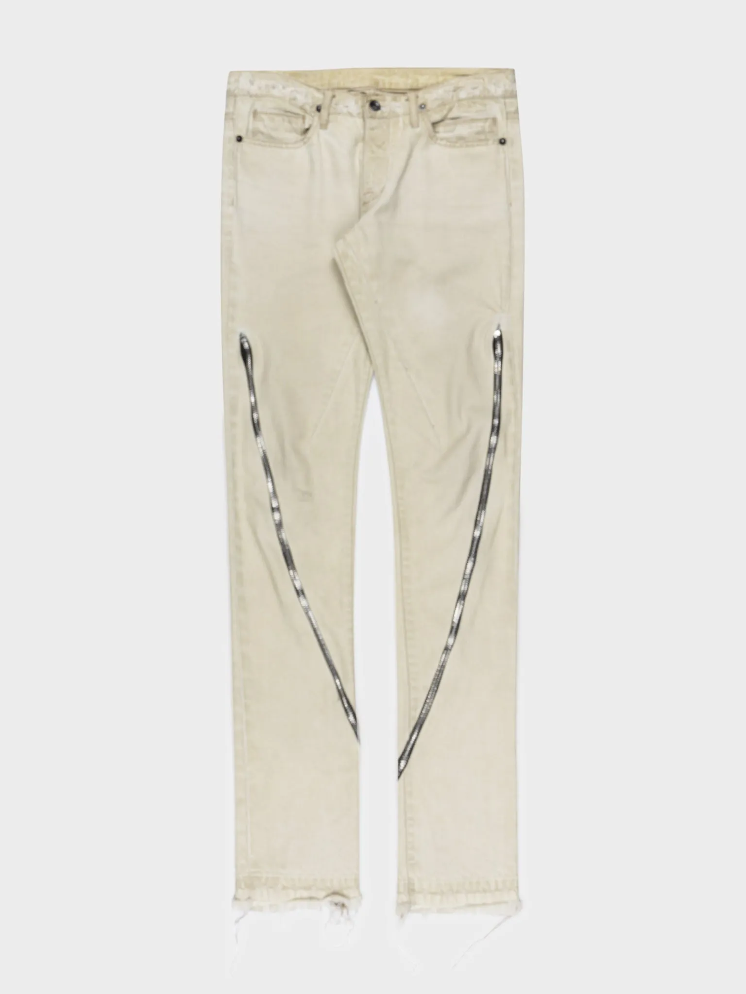 Bleach Banana Cut Jeans