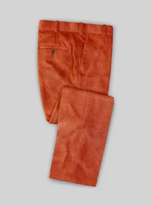 Burnt Orange Corduroy Pants