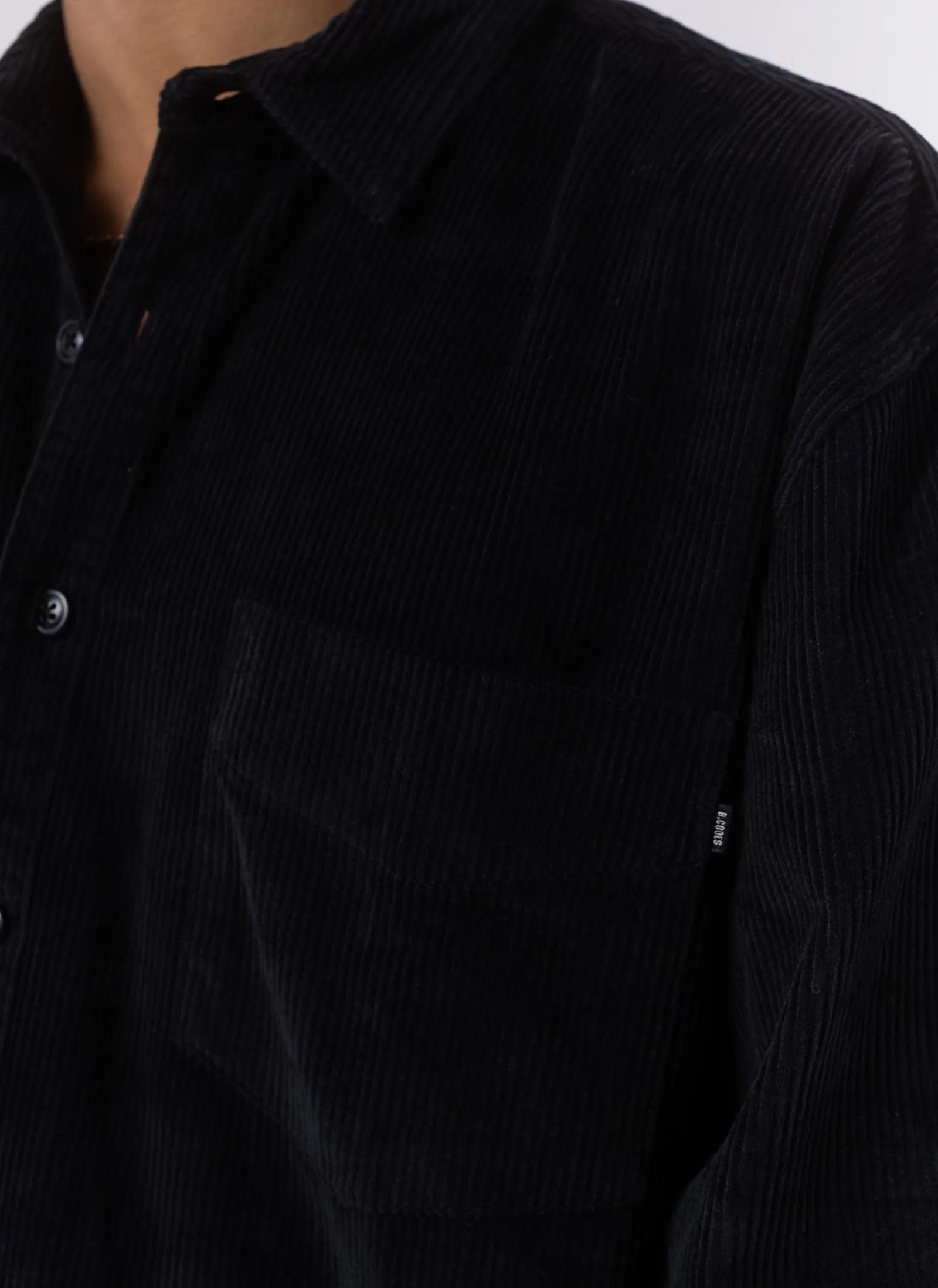 Cabin Shirt Black Corduroy