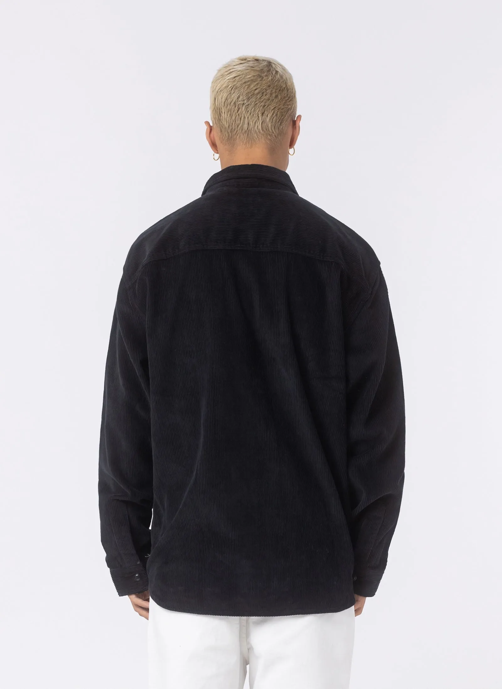 Cabin Shirt Black Corduroy