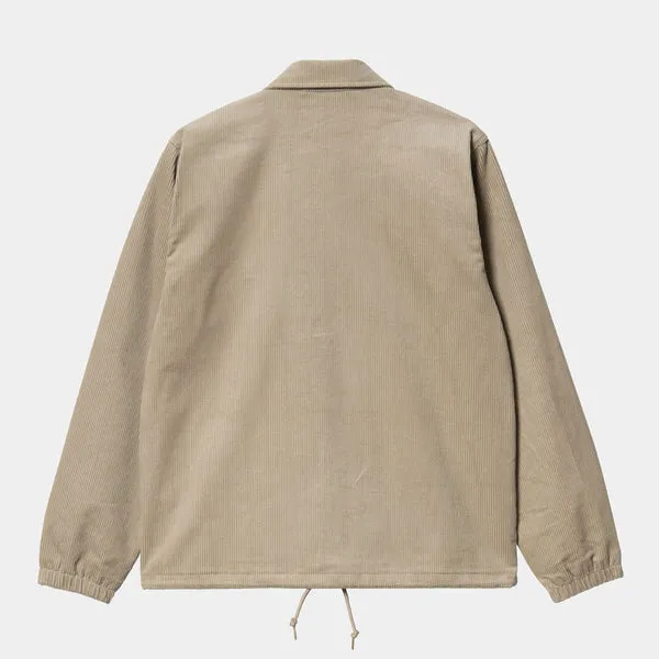 Carhartt WIP Corduroy Coach Jacket - Wall / Wax