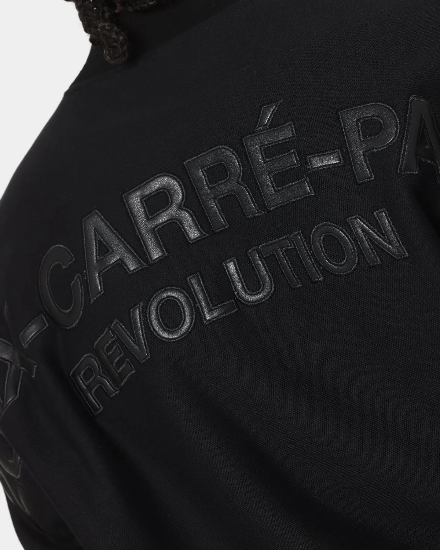 Carré 202X Mock Oversized Crewneck Black