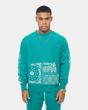 Carre Bandana Ultra Pocket Crewneck Deep Teal