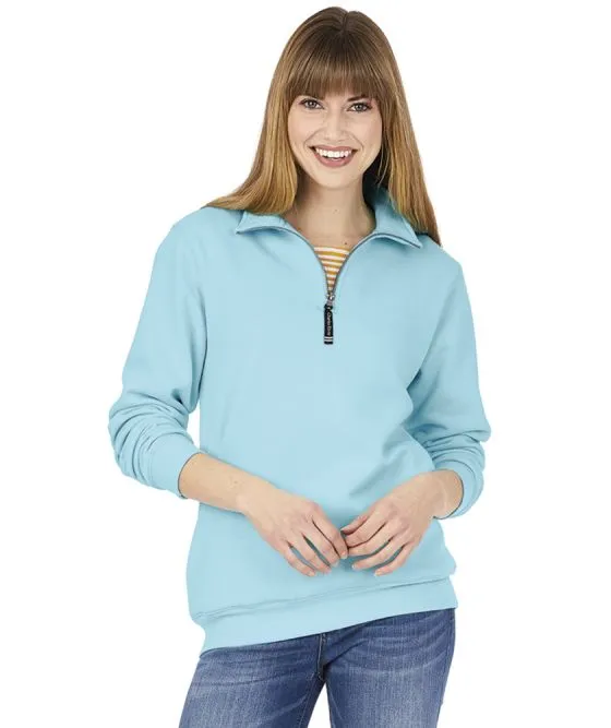 Charles River Crosswind Quarter Zip, Aqua