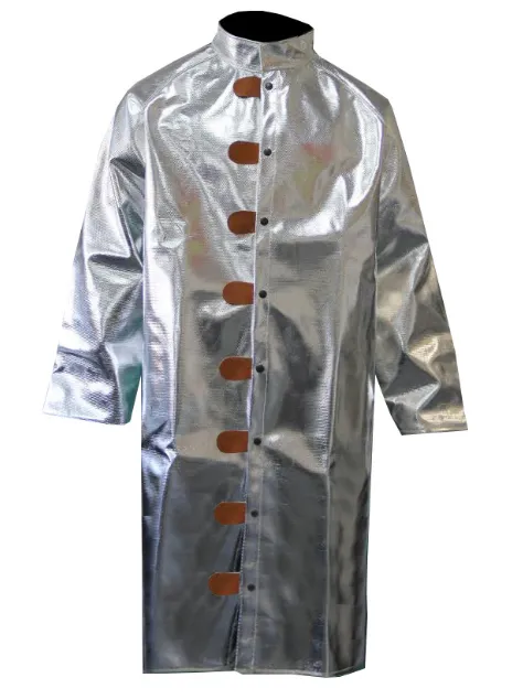 Chicago Protective Apparel 603-ARH Aluminized 19 oz Rayon Heavy Style A 50” Coat | No Sales Tax