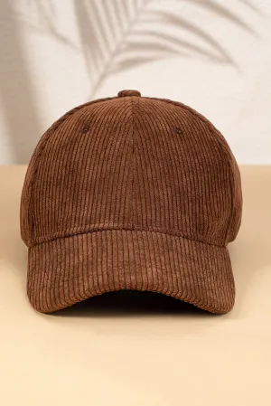 CORDUROY BASEBALL CAP