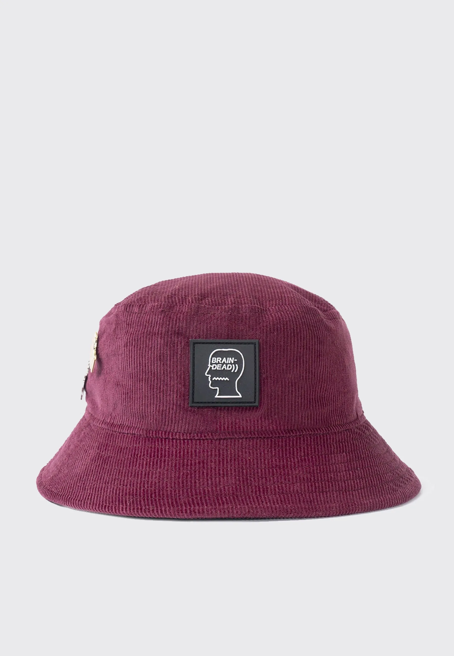 Corduroy Bucket Hat - maroon