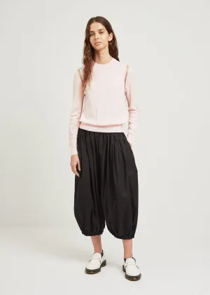 Cotton Broad Puffy Pants