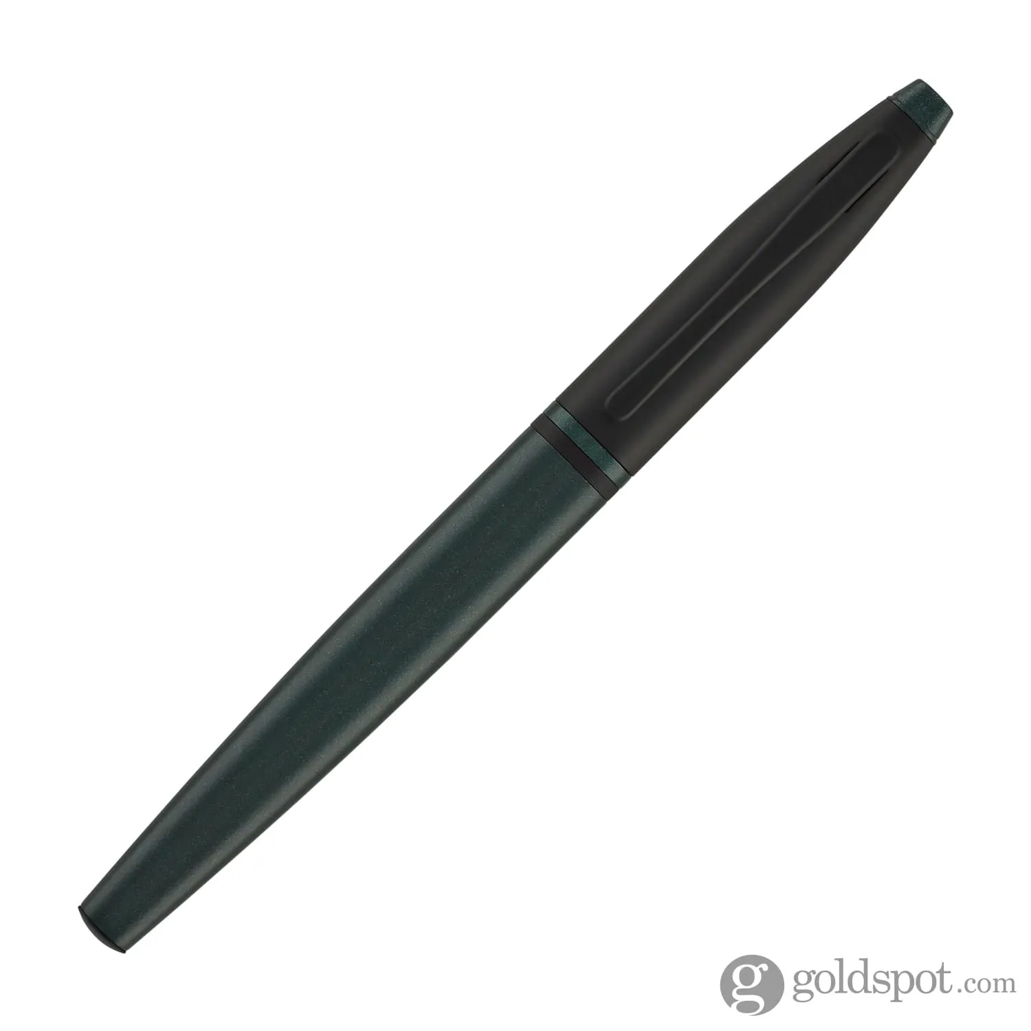 Cross Calais Rollerball Pen in Matte Green Lacquer with Black Trim