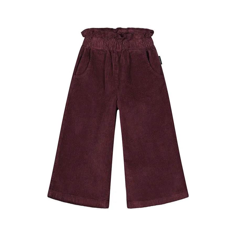 daily brat Bella corduroy pants deep mahogany