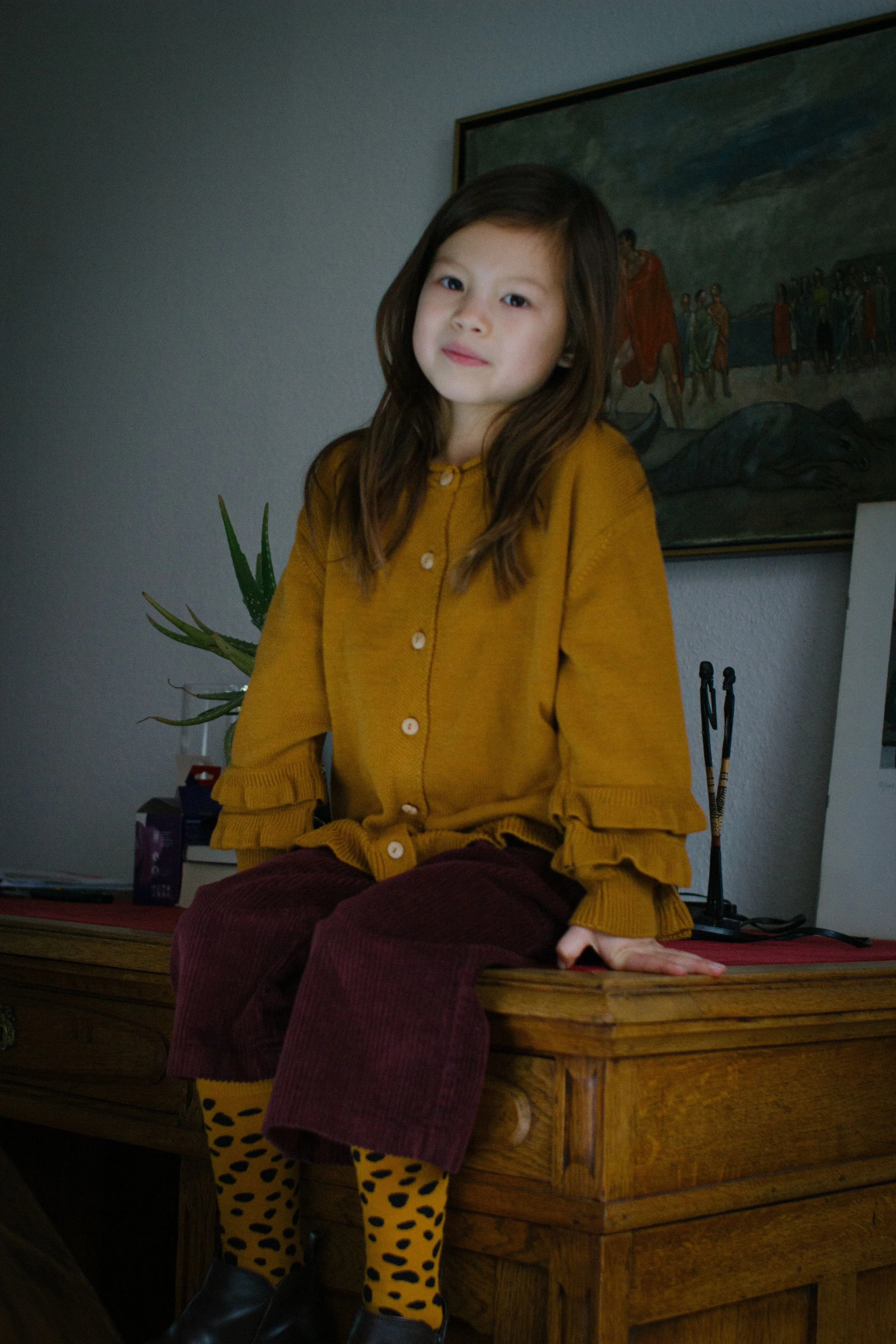 daily brat Bella corduroy pants deep mahogany