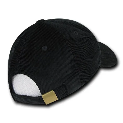 Decky 231 - 6 Panel Low Profile Structured Corduroy Cap