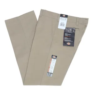 Dickies Boys' Flat Front Pant (8-20) - Khaki