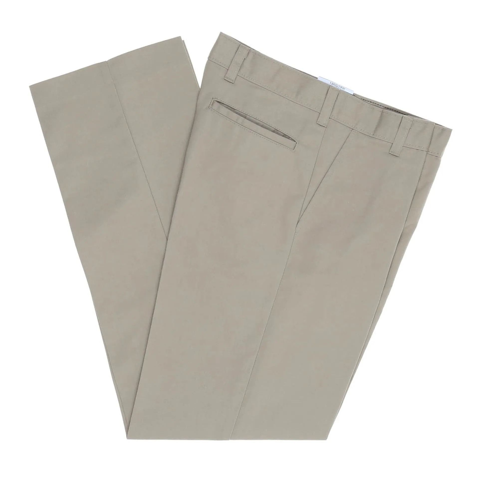 Dickies Boys' Flat Front Pant (8-20) - Khaki