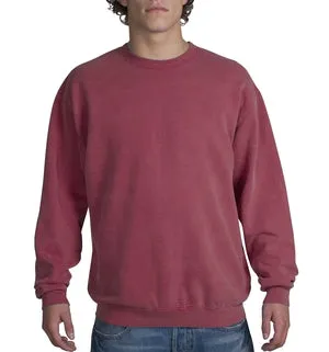 District Threads - Pigment-Dyed Crewneck Sweatshirt.  DT102