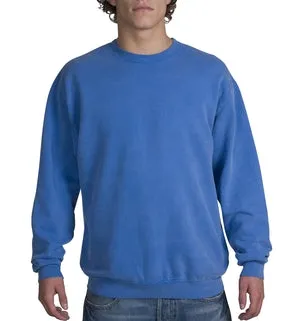 District Threads - Pigment-Dyed Crewneck Sweatshirt.  DT102