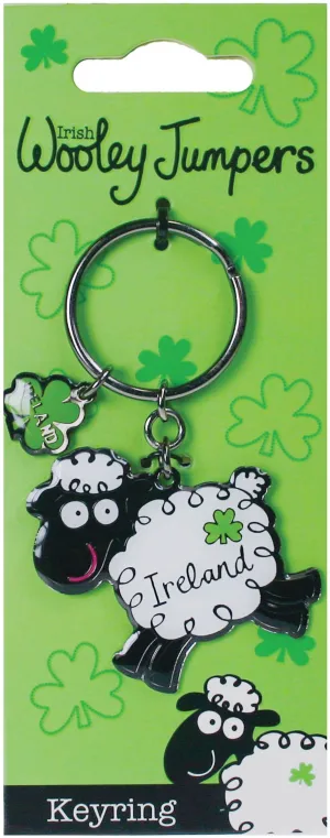 Dublin Gift Wooley Jumper Metal Keyring*