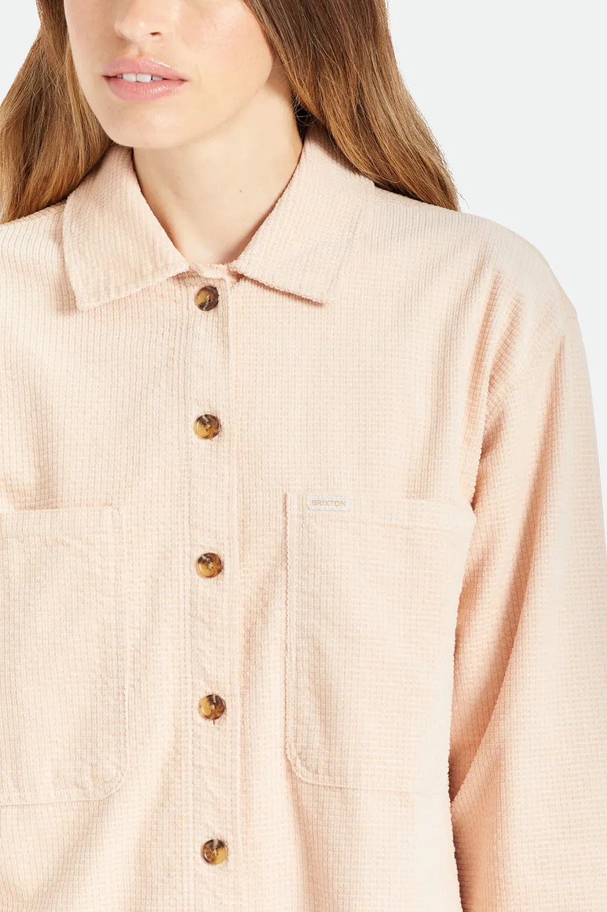 Dundee Corduroy Overshirt - Rose Dust