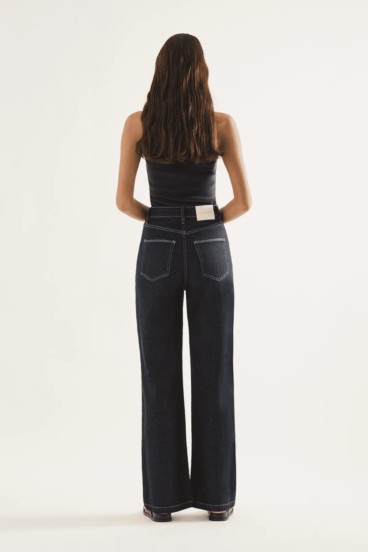 ELLIE HIGH WIDE LEG RINSE