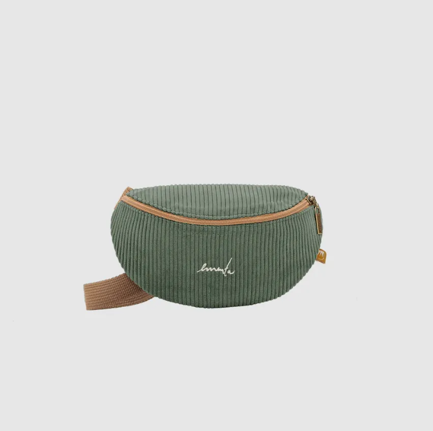 EMENTA SB - FREI SIGNATURE CORDUROY BAG - GREEN