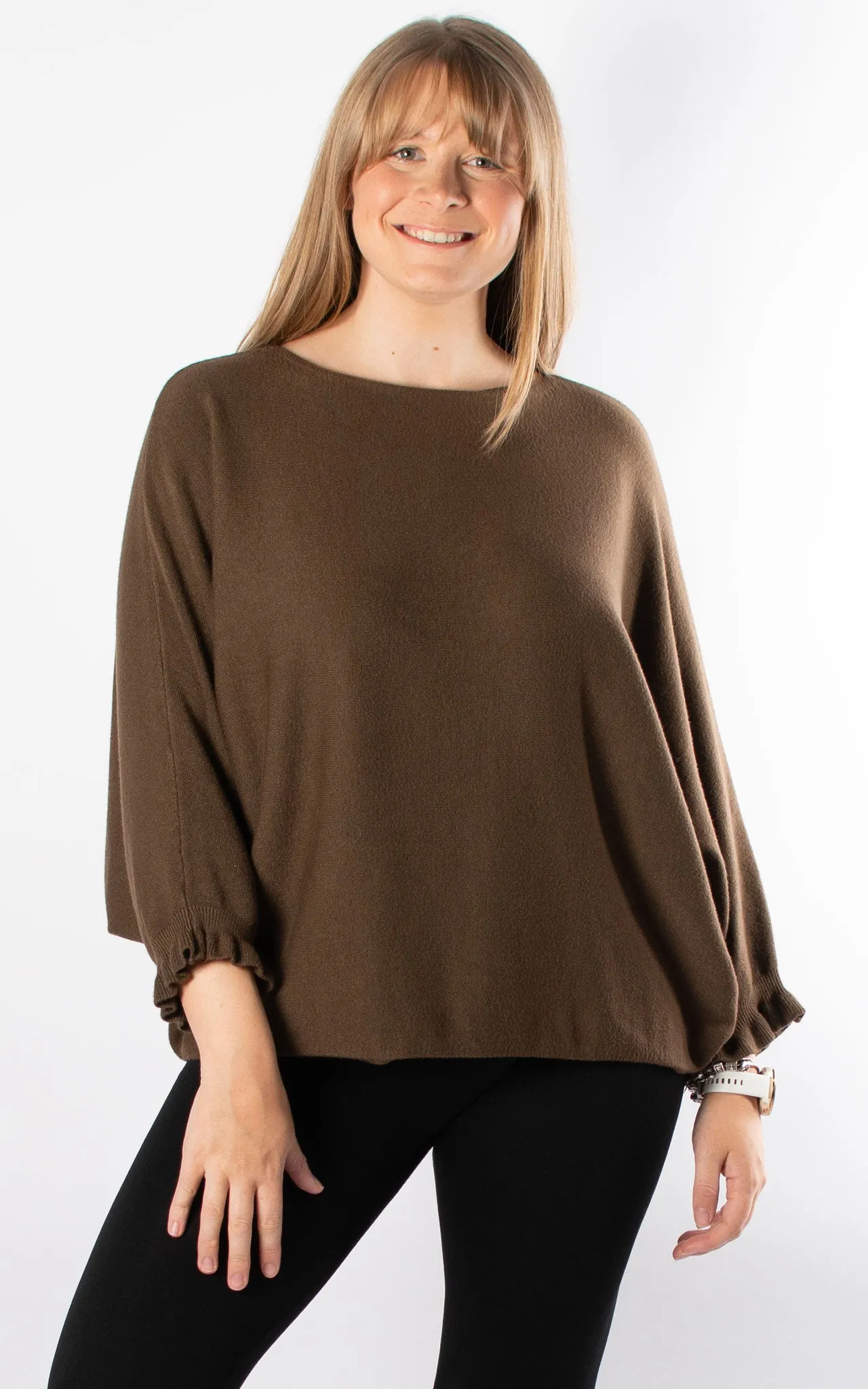 Flo Frill Knit | Chocolate