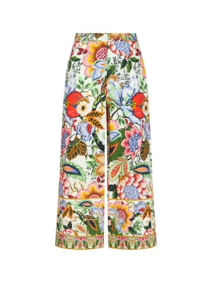 Floral Poplin Culottes