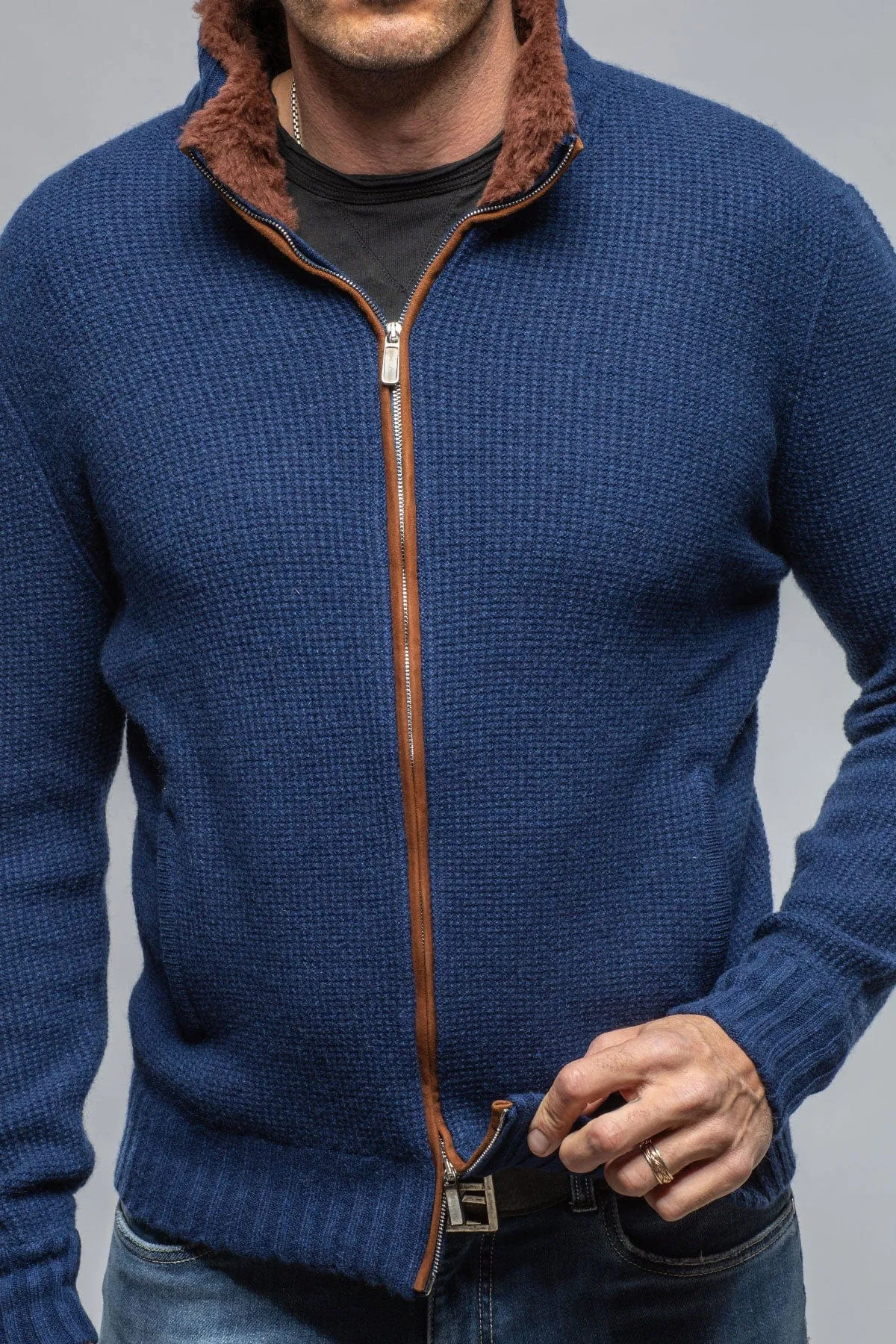 Golis Cashmere Zip Sweater