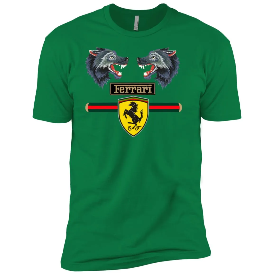 Gucci Ferrari Shirt Men Short Sleeve T-Shirt