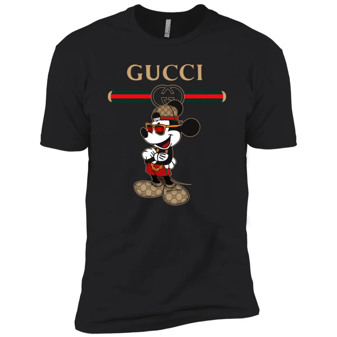 Gucci Mickey New Trending T-shirt Men Short Sleeve T-Shirt