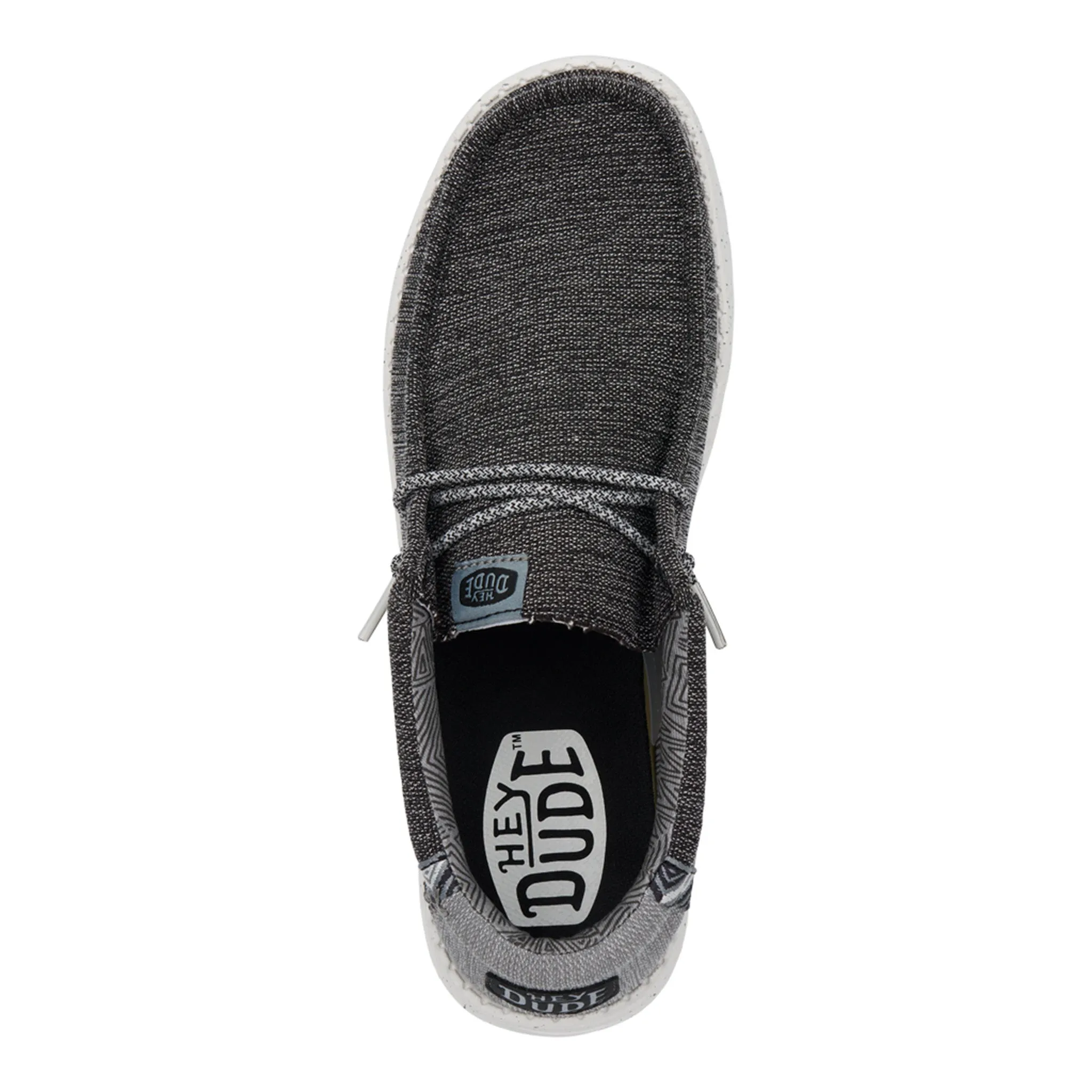 Hey Dude Men's Wally Coastline Black & White