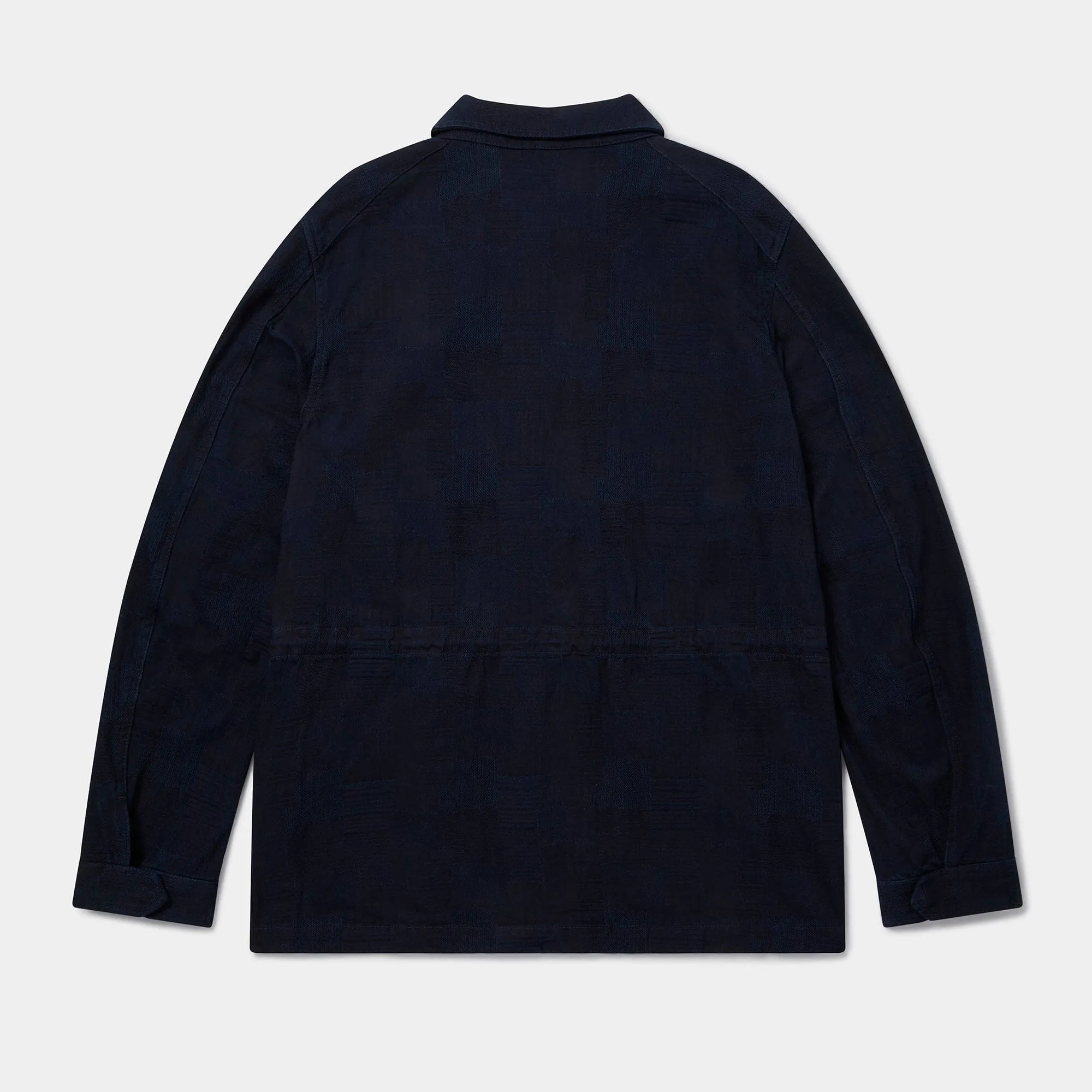 Indigo Jacquard Field Jacket (Indigo)