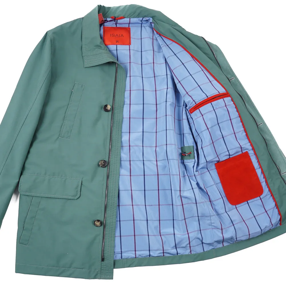 Isaia 150s Storm System Car Coat