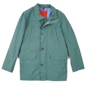 Isaia 150s Storm System Car Coat