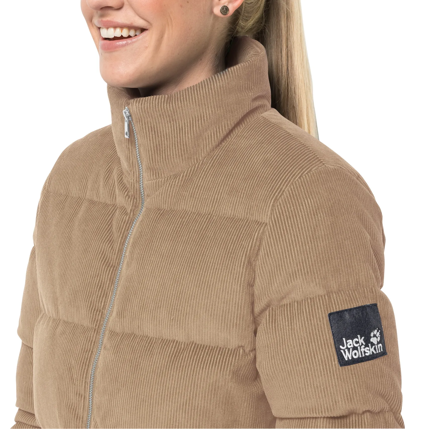 Jack Wolfskin Women&#x27;s Nature Corduroy Jacket Beige | Buy Jack Wolfskin Women&#x27;s Nature Corduroy Jacket Beige here | Outnorth