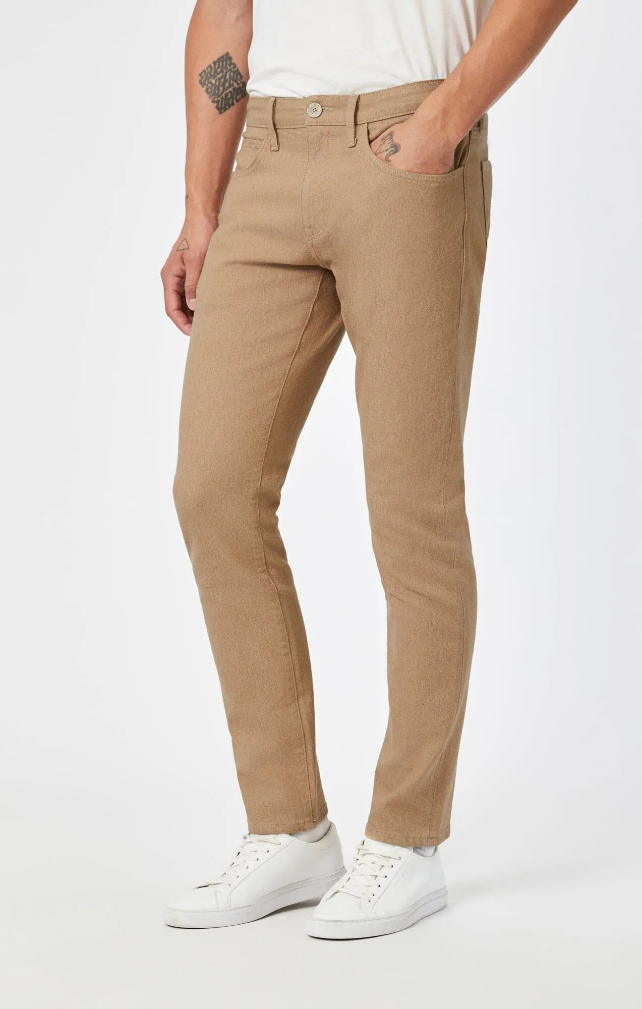 JAKE SLIM LEG IN NATURAL SAND DENIM