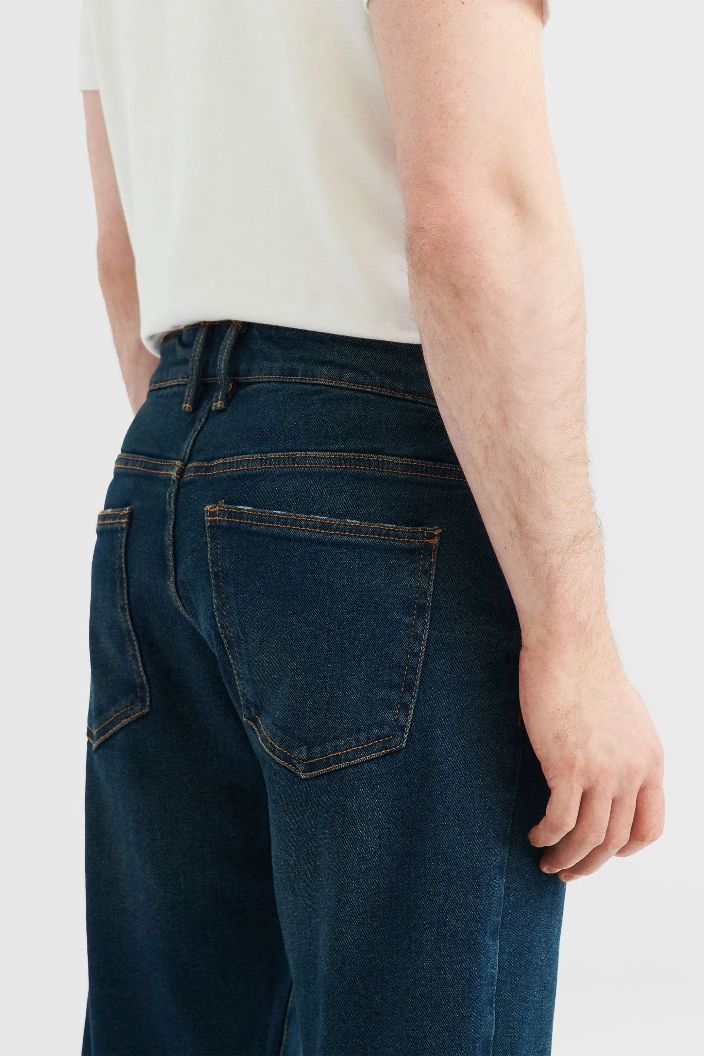 Jeans 5 poches, coupe régulière - Homme