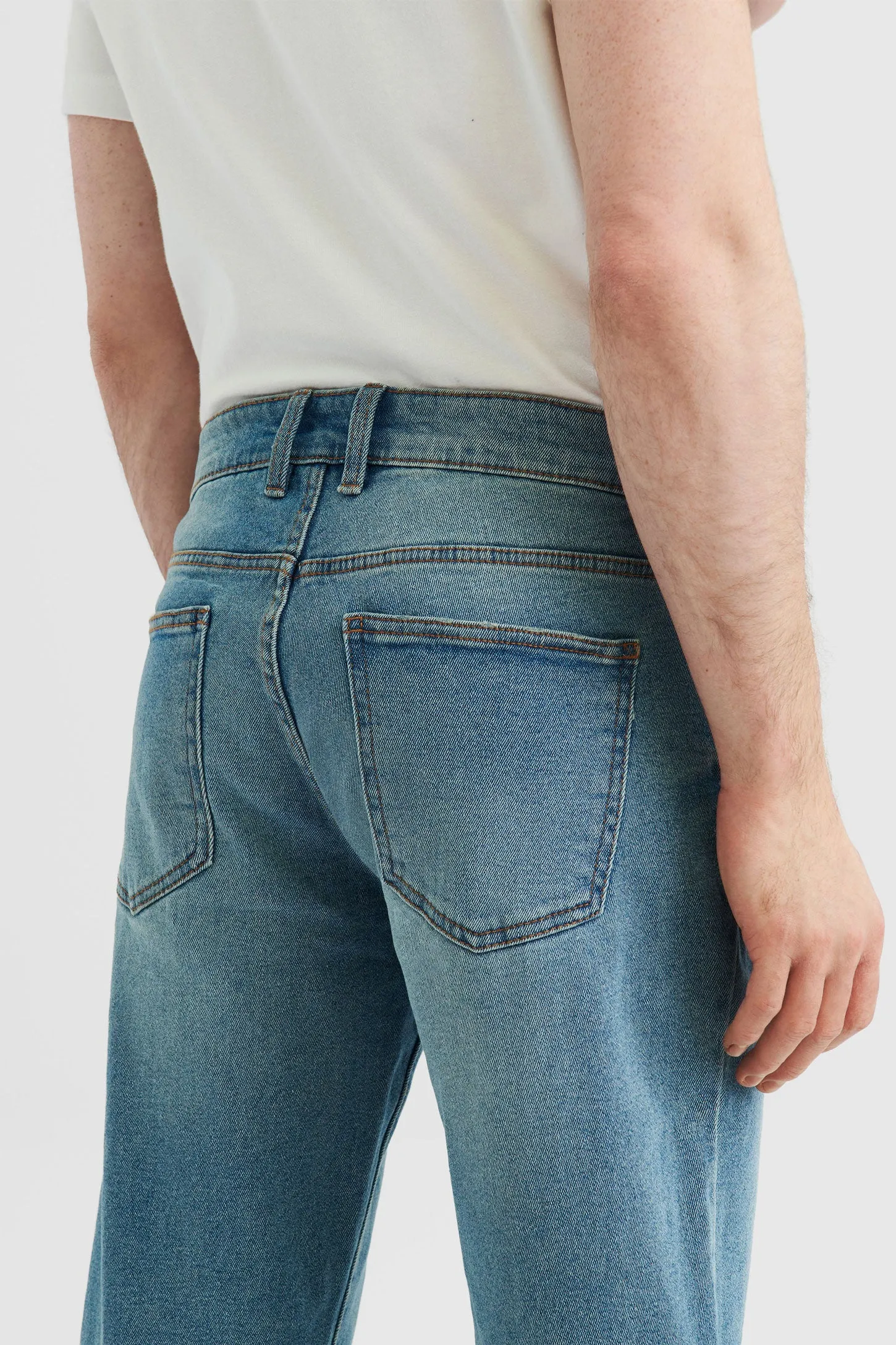 Jeans 5 poches, coupe régulière - Homme