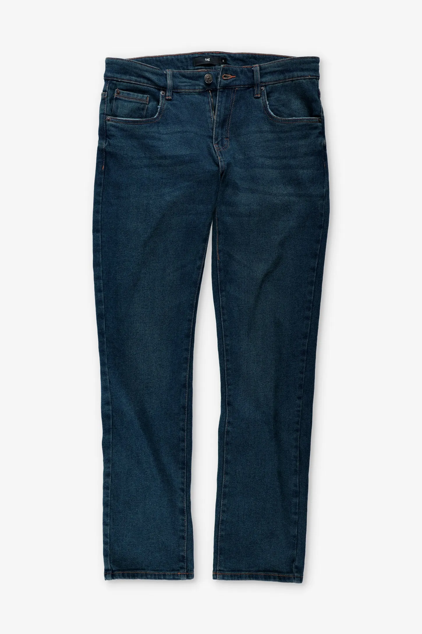 Jeans 5 poches, coupe régulière - Homme