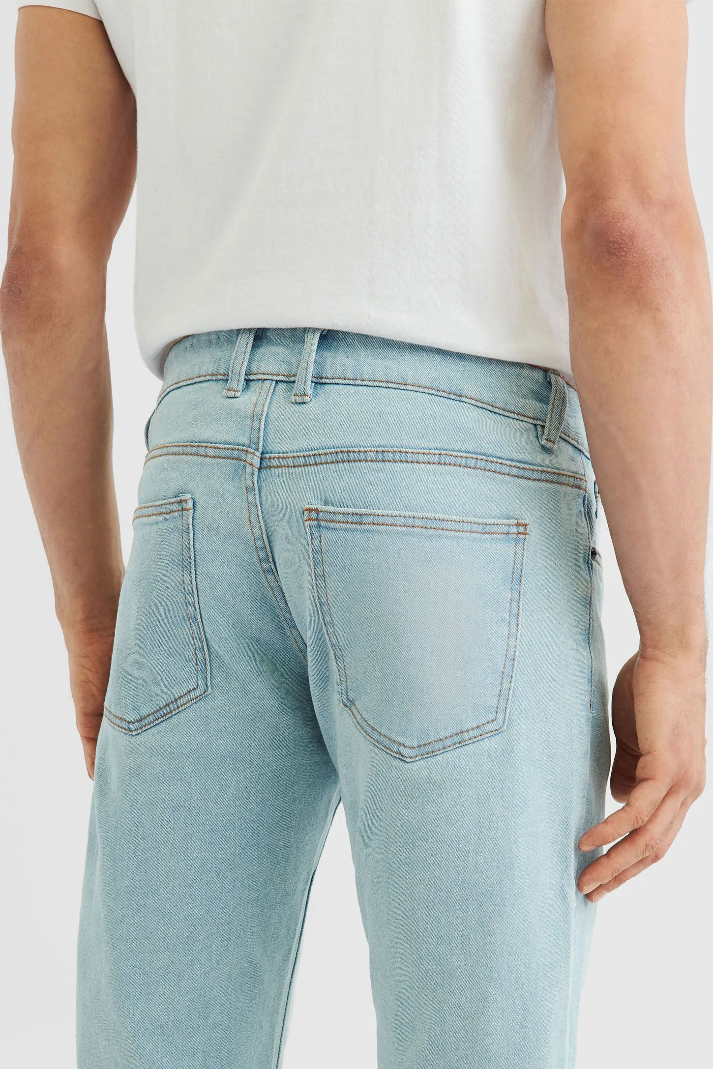 Jeans 5 poches, coupe régulière - Homme