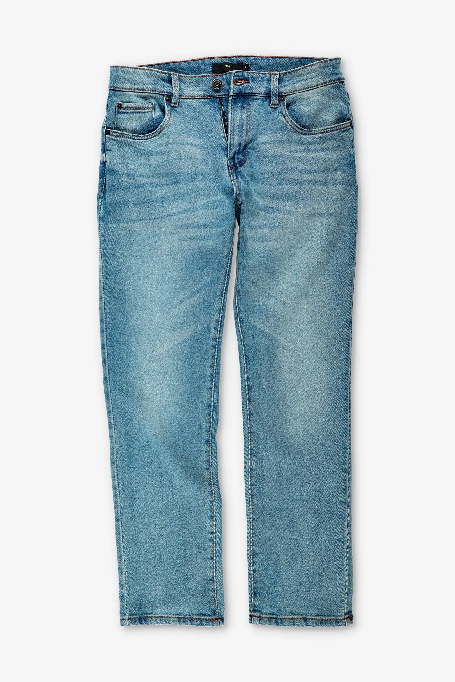 Jeans 5 poches, coupe régulière - Homme