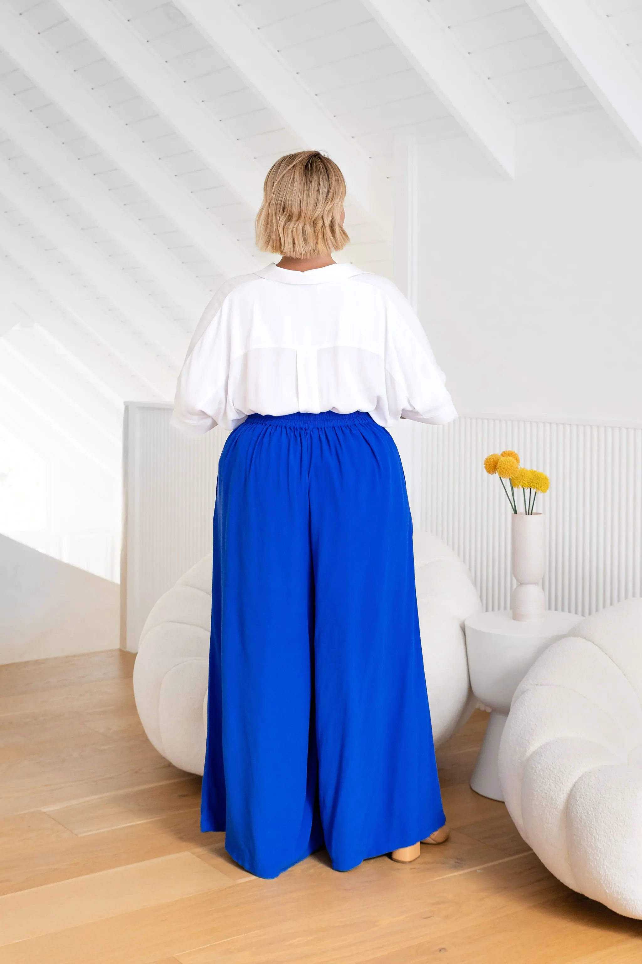 Larsa Pants in Cobalt