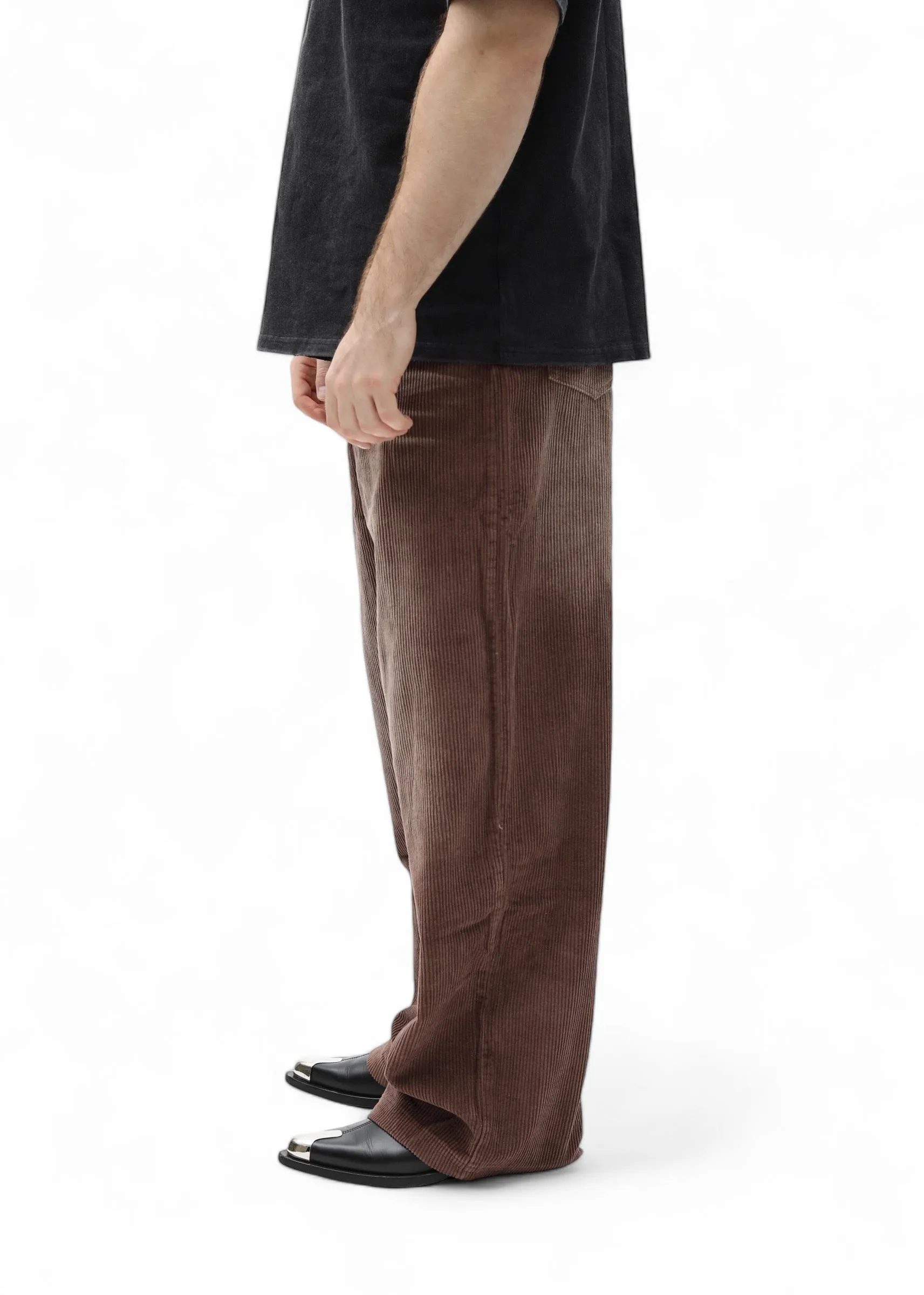 Light Brown Baggy Corduroy Pants